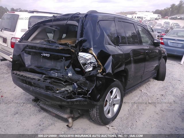 1C4NJCEB6DD229909 - 2013 JEEP COMPASS LATITUDE 黑色 照片 4