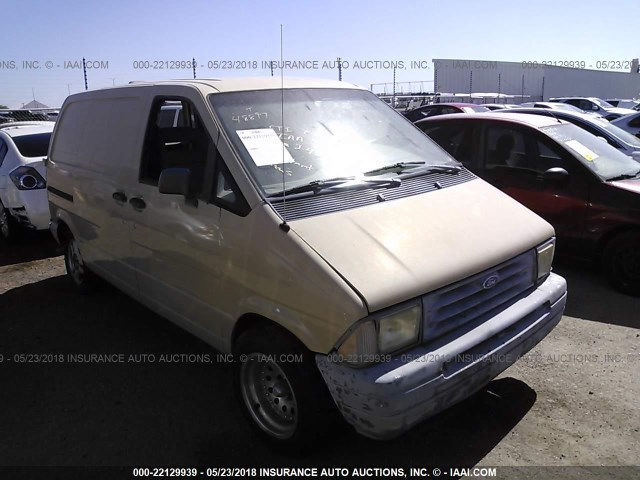 1FTCA14U3PZC56667 - 1993 FORD AEROSTAR BEIGE photo 1