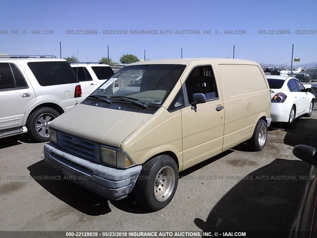 1FTCA14U3PZC56667 - 1993 FORD AEROSTAR BEIGE photo 2