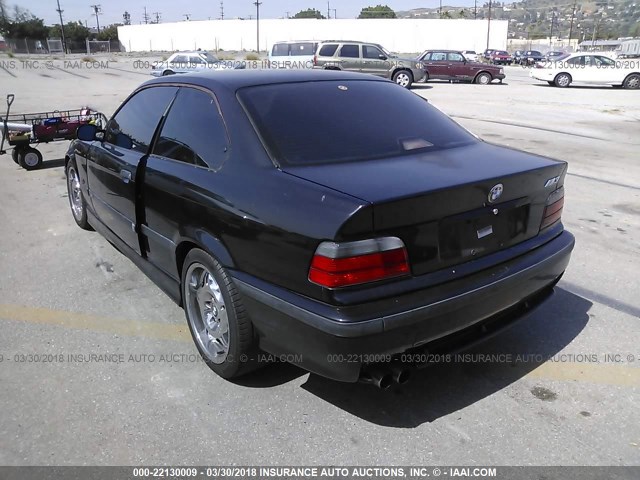WBSBF0325SEN91221 - 1995 BMW M3 AUTOMATIC BLACK photo 3