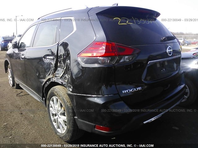 KNMAT2MV0HP533076 - 2017 NISSAN ROGUE S/SV BLACK photo 3