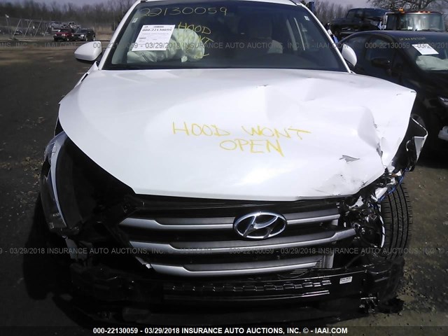 KM8J3CA47JU604004 - 2018 HYUNDAI TUCSON LIMITED/SPORT AND ECO/SE WHITE photo 10