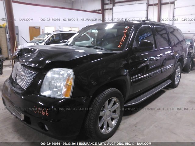 1GKFK66877J319280 - 2007 GMC YUKON XL DENALI BLACK photo 2