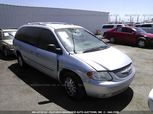 2C8GT64L32R552774 - 2002 CHRYSLER TOWN & COUNTRY LIMITED SILVER photo 1
