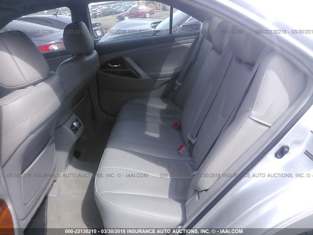 4T1BK46KX9U079262 - 2009 TOYOTA CAMRY SE/LE/XLE SILVER photo 8