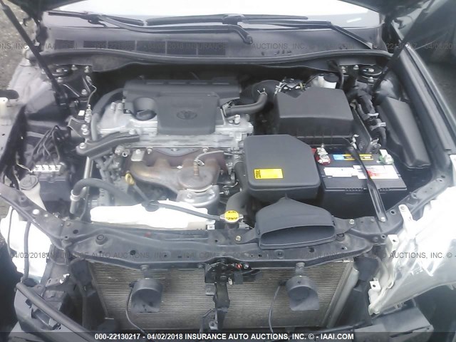 4T1BF1FKXCU616173 - 2012 TOYOTA CAMRY SE/LE/XLE BLACK photo 10