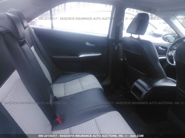 4T1BF1FKXCU616173 - 2012 TOYOTA CAMRY SE/LE/XLE BLACK photo 8
