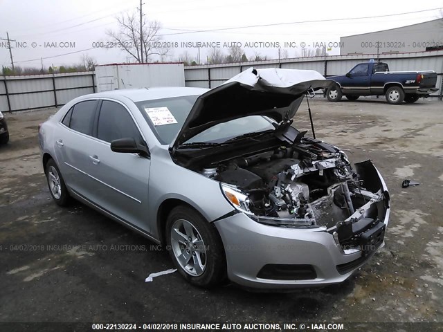 1G11B5SLXEF257537 - 2014 CHEVROLET MALIBU LS SILVER photo 1