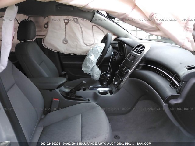 1G11B5SLXEF257537 - 2014 CHEVROLET MALIBU LS SILVER photo 5
