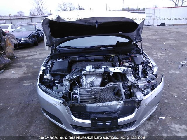 1G11B5SLXEF257537 - 2014 CHEVROLET MALIBU LS SILVER photo 6