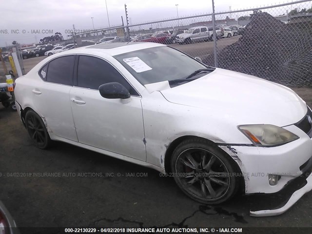 JTHBE262465009650 - 2006 LEXUS IS 350 WHITE photo 6