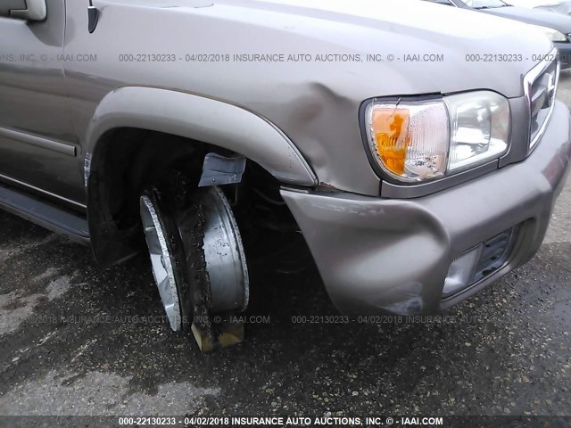 JN8DR09Y52W702707 - 2002 NISSAN PATHFINDER LE/SE TAN photo 6