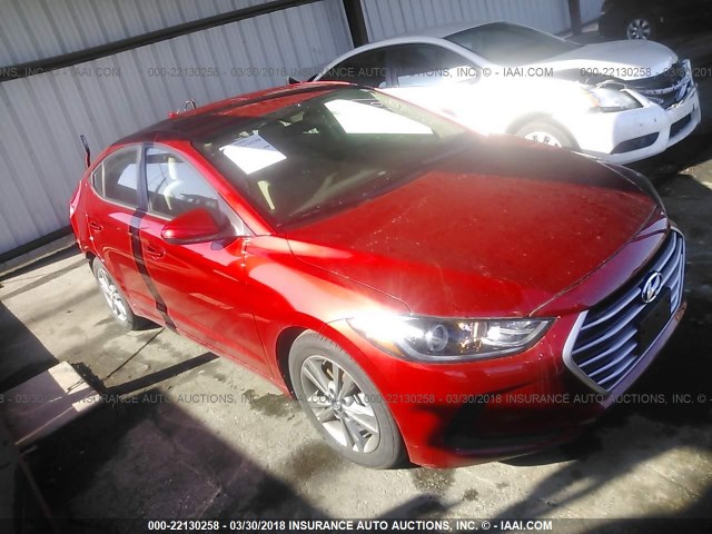 5NPD84LFXHH167093 - 2017 HYUNDAI ELANTRA SE/VALUE/LIMITED RED photo 1