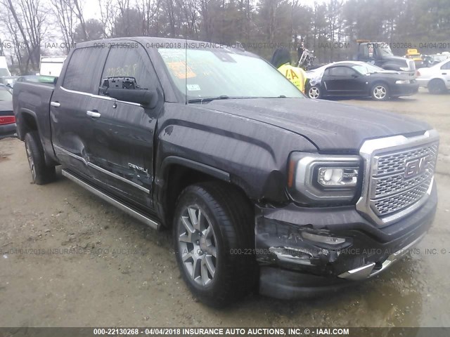 3GTU2PEJ1GG189804 - 2016 GMC SIERRA K1500 DENALI BLACK photo 1