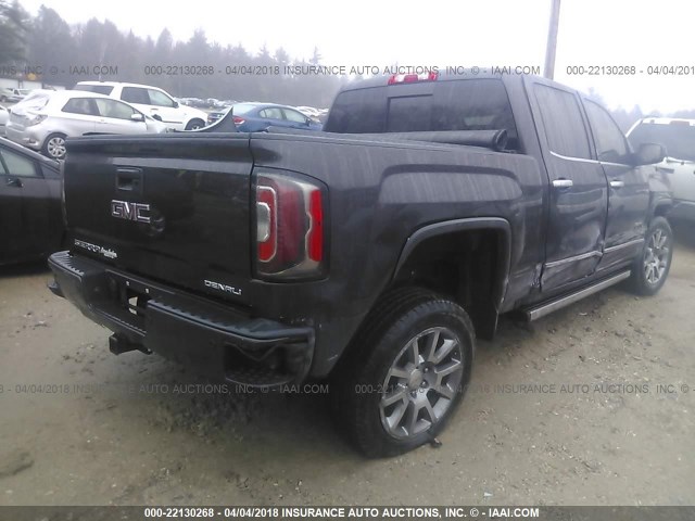 3GTU2PEJ1GG189804 - 2016 GMC SIERRA K1500 DENALI 黑色 照片 4