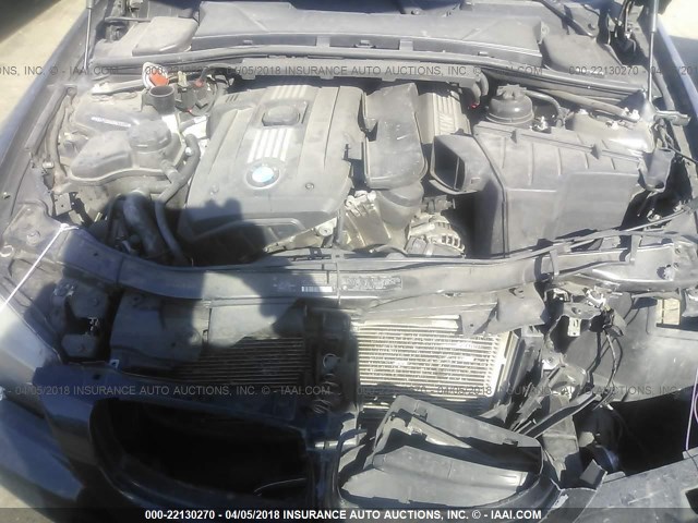 WBAPK5G56BNN30046 - 2011 BMW 328 XI SULEV BLACK photo 10
