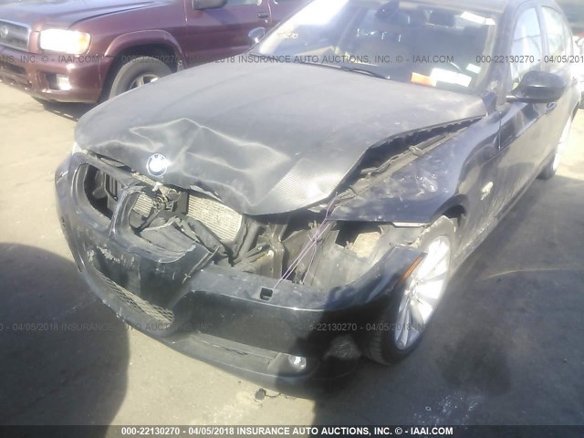 WBAPK5G56BNN30046 - 2011 BMW 328 XI SULEV BLACK photo 6