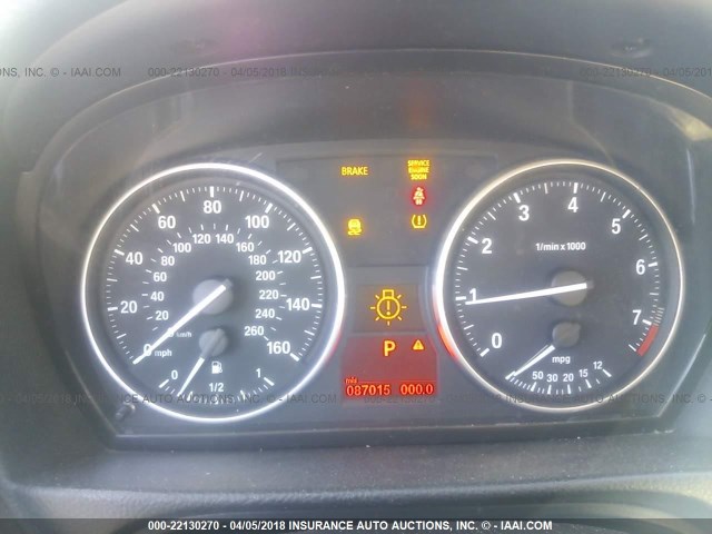 WBAPK5G56BNN30046 - 2011 BMW 328 XI SULEV BLACK photo 7