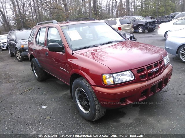 4S2DM58W5Y4335355 - 2000 ISUZU RODEO S/LS/LSE RED photo 1