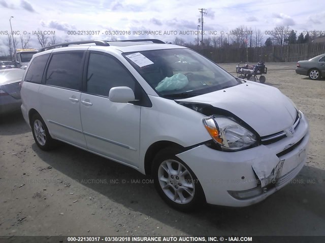 5TDBA22C75S036555 - 2005 TOYOTA SIENNA XLE/XLE LIMITED WHITE photo 1