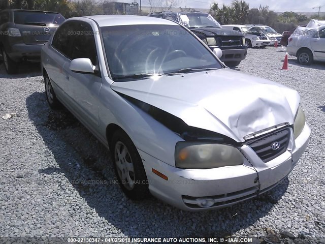 KMHDN46D94U823153 - 2004 HYUNDAI ELANTRA GLS/GT GRAY photo 1