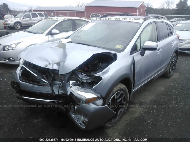 JF2GPABC6G8340385 - 2016 SUBARU CROSSTREK PREMIUM ღია ლურჯი ფოტო 2