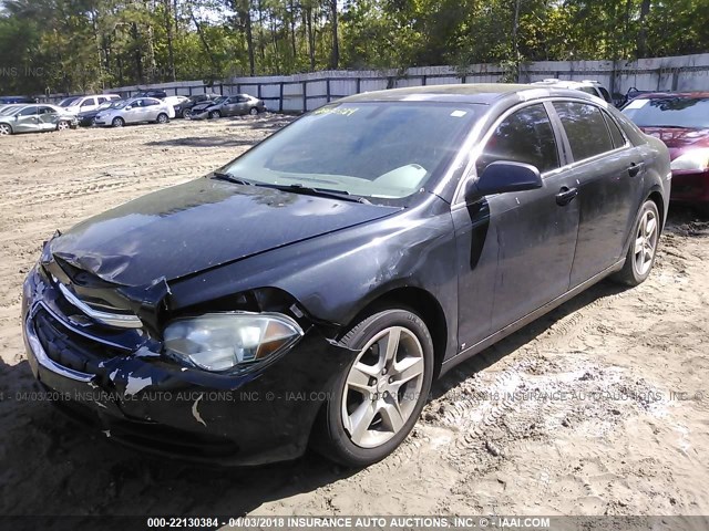 1G1ZA5E09AF107114 - 2010 CHEVROLET MALIBU LS 黑色 照片 2