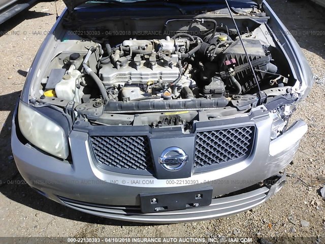 3N1CB51D46L532503 - 2006 NISSAN SENTRA 1.8/1.8S Champagne photo 10