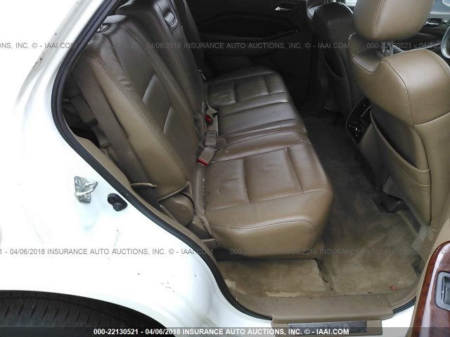 2HNYD18815H551266 - 2005 ACURA MDX TOURING WHITE photo 8