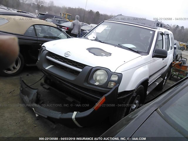 5N1ED28YX3C674204 - 2003 NISSAN XTERRA XE/SE WHITE photo 2