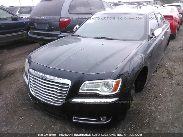 2C3CCAET0EH169780 - 2014 CHRYSLER 300C BLACK photo 2