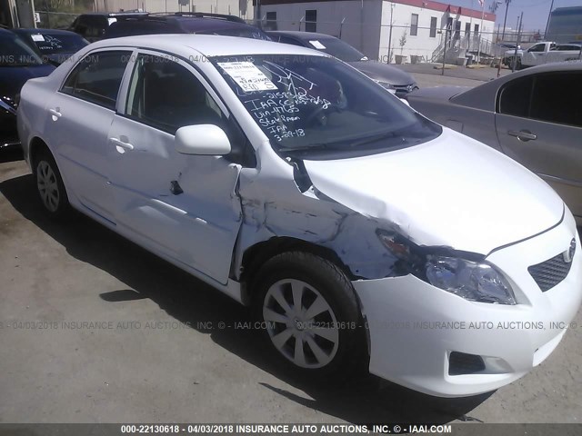 JTDBL40E79J044765 - 2009 TOYOTA COROLLA LE/XLE WHITE photo 1