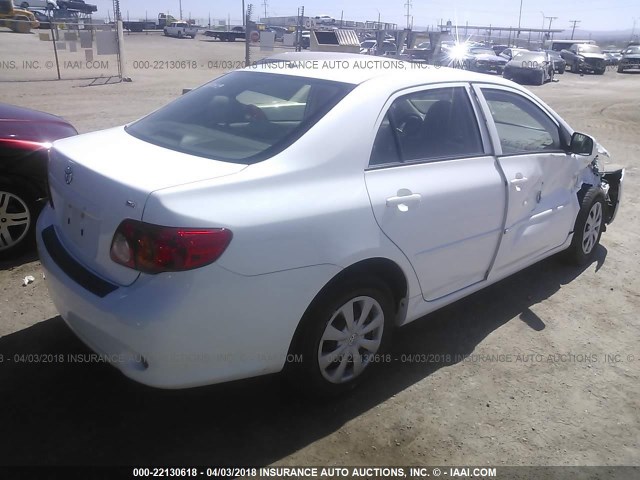 JTDBL40E79J044765 - 2009 TOYOTA COROLLA LE/XLE WHITE photo 4