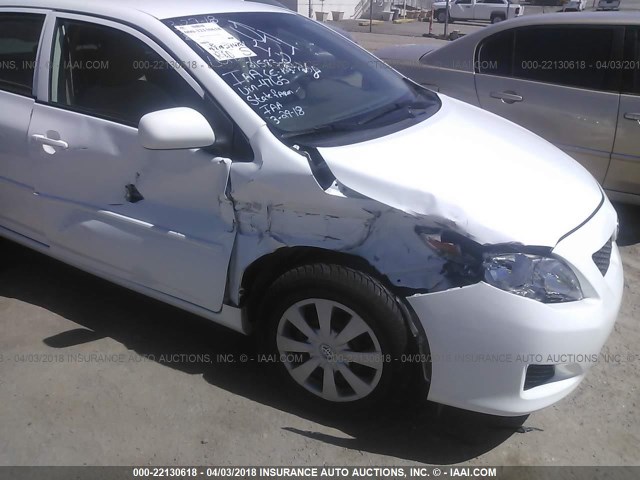 JTDBL40E79J044765 - 2009 TOYOTA COROLLA LE/XLE WHITE photo 6