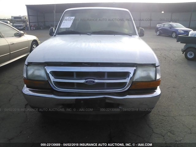 1FTYR14V7XPA84176 - 1999 FORD RANGER SUPER CAB WHITE photo 6