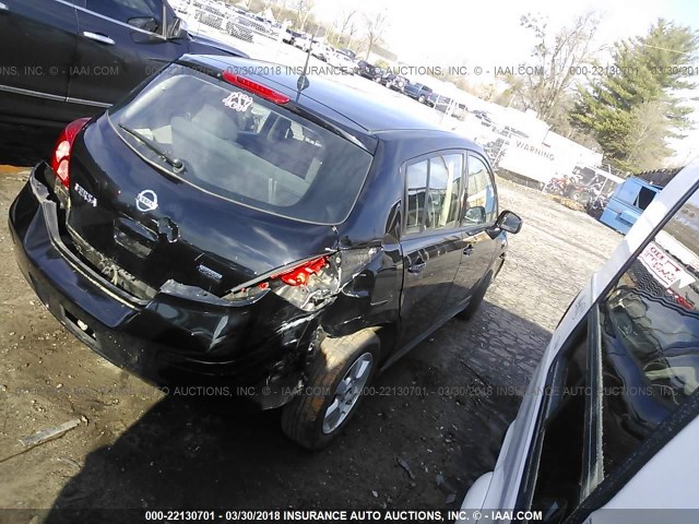 3N1BC1CP2CK253299 - 2012 NISSAN VERSA S/SL BLACK photo 4