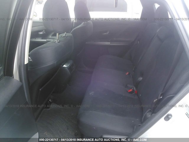 4T3BA3BB6DU043619 - 2013 TOYOTA VENZA LE/XLE SILVER photo 8