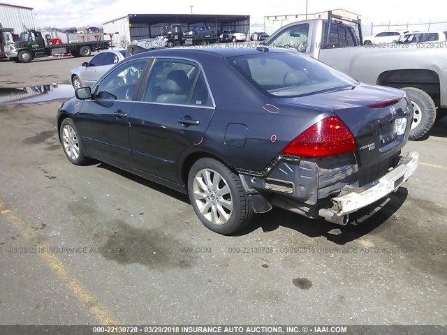 1HGCM665X7A061899 - 2007 HONDA ACCORD EX GRAY photo 3