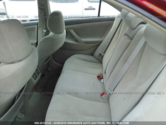 4T1BB46K48U037202 - 2008 TOYOTA CAMRY HYBRID RED photo 8