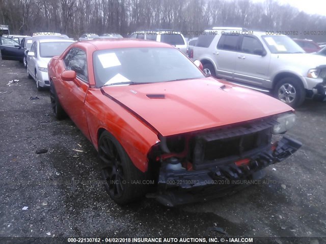 2B3LJ54T59H520619 - 2009 DODGE CHALLENGER R/T ORANGE photo 1