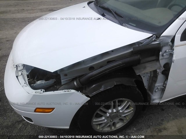 1FAHP34N97W152300 - 2007 FORD FOCUS ZX4/S/SE/SES 白色 照片 6