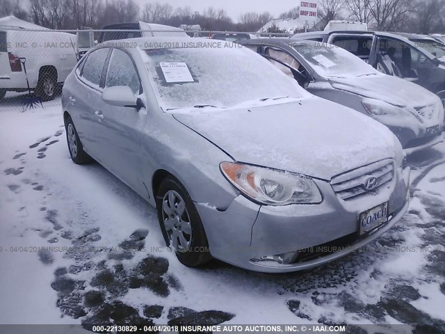 KMHDU46D59U630217 - 2009 HYUNDAI ELANTRA GLS/SE SILVER photo 1