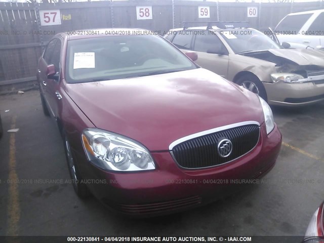 1G4HD57218U128226 - 2008 BUICK LUCERNE CXL RED photo 1