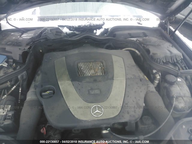 WDBUF87X78B212815 - 2008 MERCEDES-BENZ E 350 4MATIC BLACK photo 10