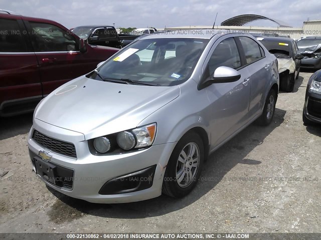 1G1JA5SH3C4218828 - 2012 CHEVROLET SONIC LS SILVER photo 2