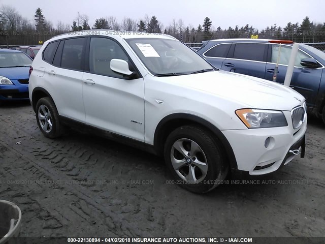 5UXWX5C55CL718607 - 2012 BMW X3 XDRIVE28I WHITE photo 1