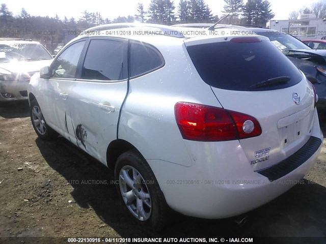 JN8AS58V39W168595 - 2009 NISSAN ROGUE S/SL WHITE photo 6