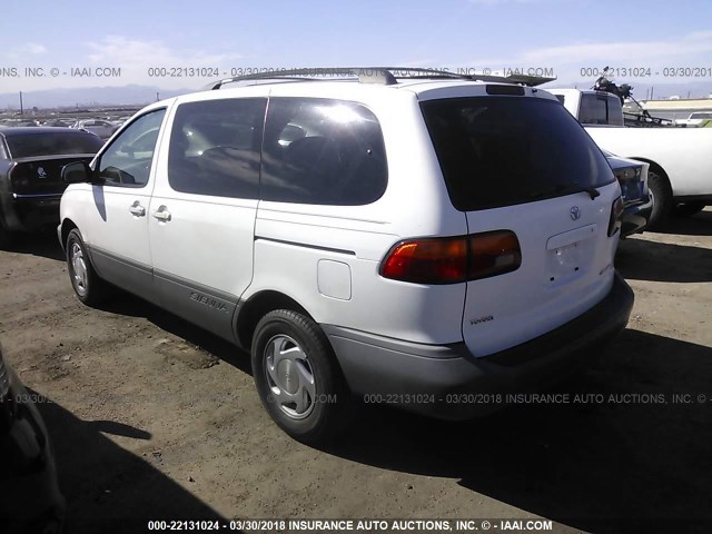 4T3ZF13C3YU284684 - 2000 TOYOTA SIENNA LE/XLE WHITE photo 3