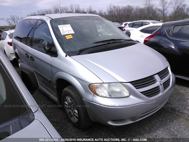 1D4GP24R45B226443 - 2005 DODGE GRAND CARAVAN SE SILVER photo 1