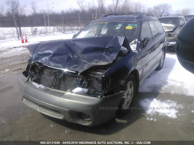 4S3BH675737603173 - 2003 SUBARU LEGACY OUTBACK AWP 蓝色 照片 2